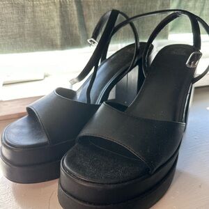 Black Platform Sandals